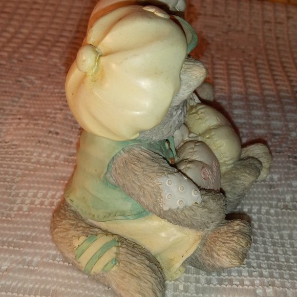 BEAUTIFUL VINTAGE CALICO KITTENS 'PAWS-ITIVITY IN LOVE" CERAMIC LOVE DECOR - Picture 5 of 8